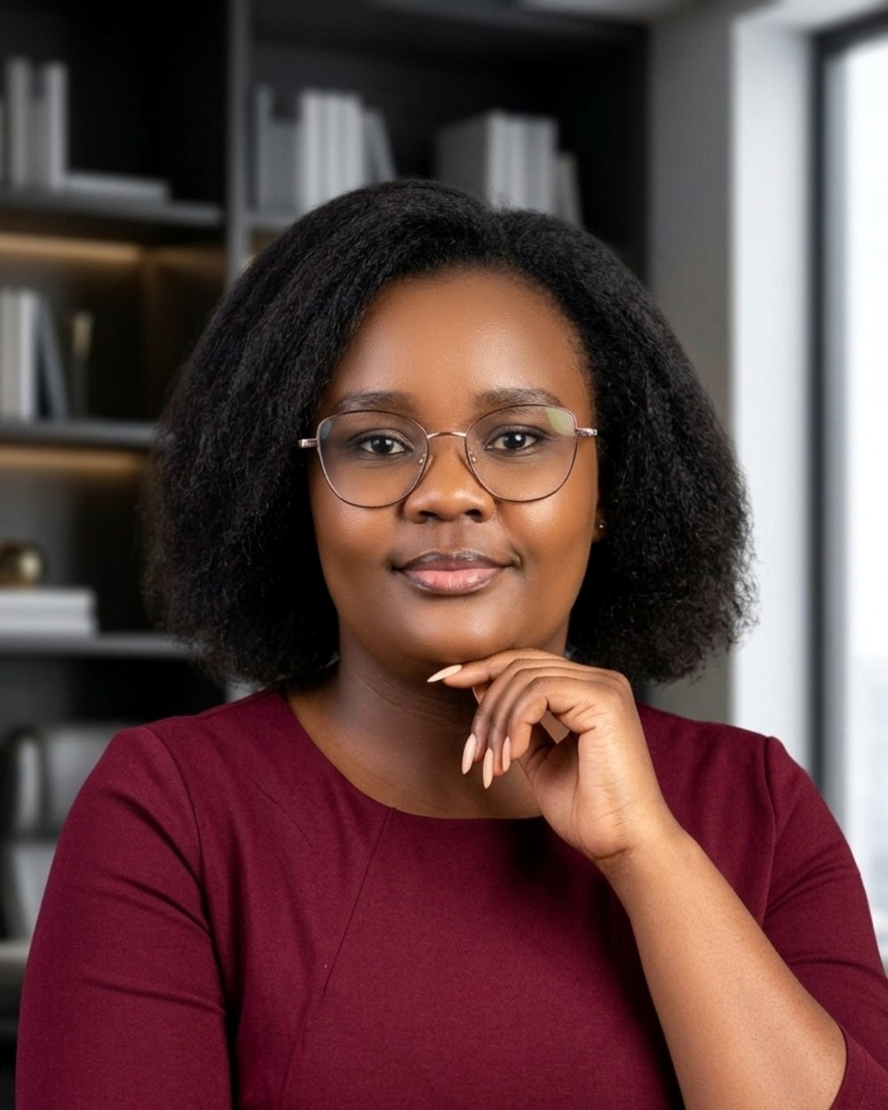 Professional portrait of Lillian Kajuju